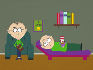 Mr Mackey Counsels Mr Garrison and Mr Hat Comedy Central