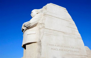 Much-criticized 'drum major' quote on Martin Luther King Jr. Memorial ...