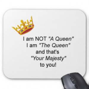 Funny Queen Mouse Pad