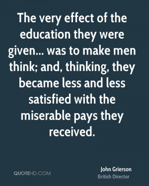 John Grierson Education Quotes