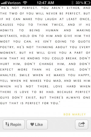 Finding the perfect guy for you