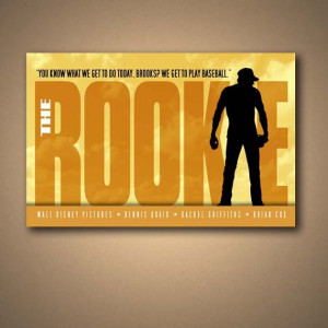 THE ROOKIE Movie Quote Poster Art Print by ManCaveSportsSigns, $16.00