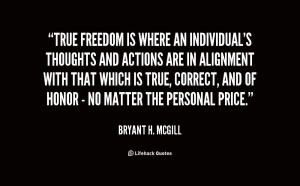 True Freedom Quote