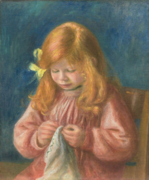 Pierre-Auguste RenoirFrench, 1841–1919, Jean Renoir Sewing