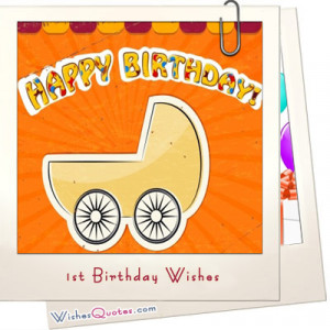 1st Birthday Wishes and Cute Baby Birthday Messages