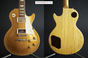 did you know that most les paul gold tops have gold paint applied to ...