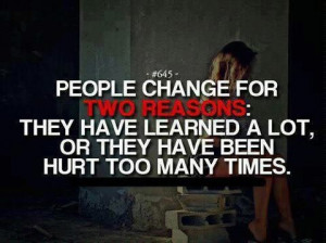 People change.