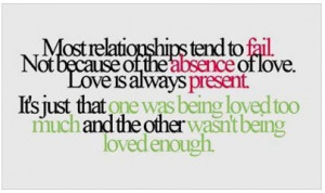 Relationships fail because... #Quote