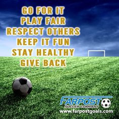 soccer Soccer Rules: Go For It! Play Fair! Respect Others! Keep it ...