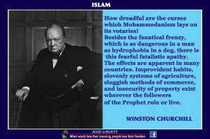 Winston Churchill about islam