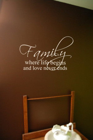 Family wall decal, Bible verse decal, Laundry Room decal, Bedroom wall ...