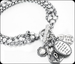 Personalized Quote Charm Bracelet, Custom Quote Jewelry, Choose your ...