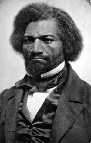 Frederick Douglass, former slave and champion of civil rights, as he ...