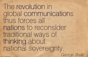 ... Traditional Ways Of Thinking About National Sovereignty. - George