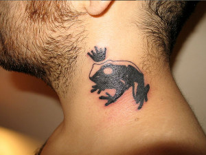 Frog prince Tattoo designs for men