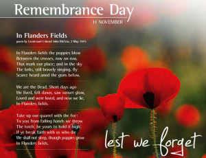 Remembrance Day Poppy Sayings