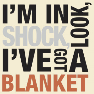 TShirtGifter presents: Sherlock blanket quote typography