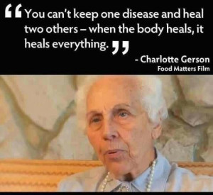 The body heals