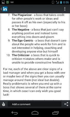 For the Bad Boss and the Bullying Boss