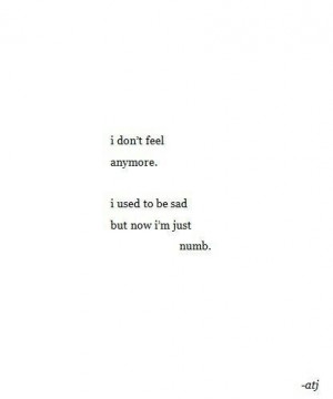 numb #feelings #broken
