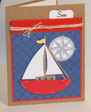Dad Birthday Card Sailing Boat From Three Dot Cards