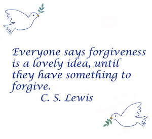 Forgiveness: A Christian’s perspective