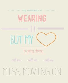 Miss Movin On - Fifth Harmony. I'm a little obsessed with this song ...