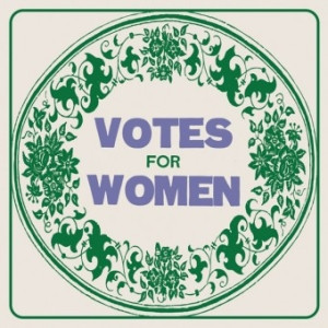 Suffragette Coaster - Votes For Women Circle