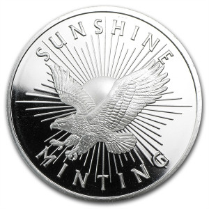 Home Buy Silver Coins 1 oz Silver Coins 1 oz Sunshine Silver Round ...