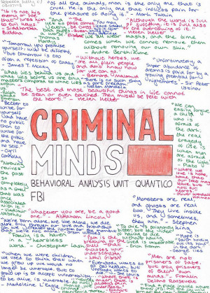 CRIMINAL MINDS Quotes by becksbeck