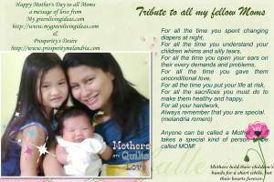 Tribute Mother Image Page