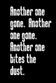 Queen - Another One Bites the Dust - song lyrics, song quotes, music ...