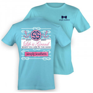 Simply Southern Prpgrand Women's Preppy Grand Short Sleeve Tee Shirt ...