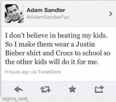 Adam Sandler on Parenting