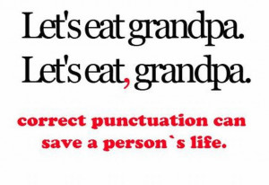 Writing Punctuation poster
