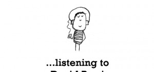 Happiness is, listening to David Bowie.