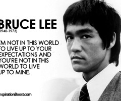 Bruce Lee Expectation Quotes | Inspiration Boost | Inspiration Boost