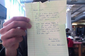 bmo figure and an awesome note with a great bmo quote too mathematical ...