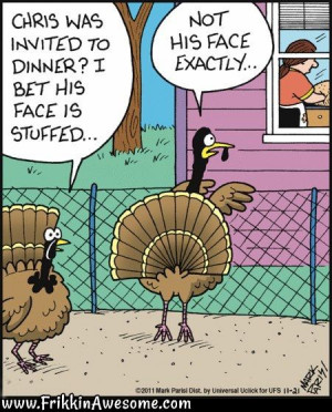 turkey invited to thanksgiving dinner more funny pictures, hilarious ...