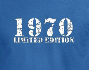 1970 Limited Edition 45th Birthday Present Gift 45 Years old Husband ...