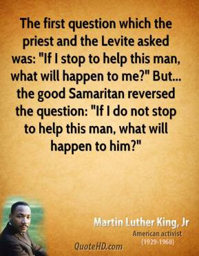 Best of Yelp: martin luther king jr quotes good samaritan