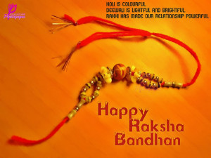 Raksha Bandhan Cards Images for Brother with Quotes and Poetry