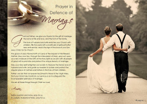 Prayer in Defence of Marriage