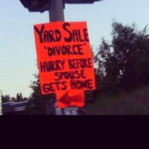 Funny Yard Sale