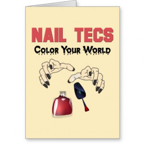 Funny Nail Tech Quotes Funny nail tech card