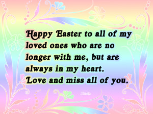 Happy Easter Loved Ones Heaven
