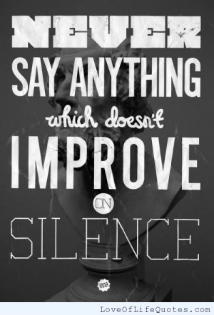 related posts my silence is not weakness silence is a place of great ...