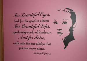 Beautiful Words by a Beautiful Lady