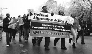 The effects of Affirmative Action policies against discrimination