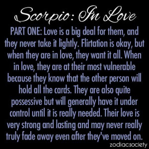 Scorpio: In love... ~D~
